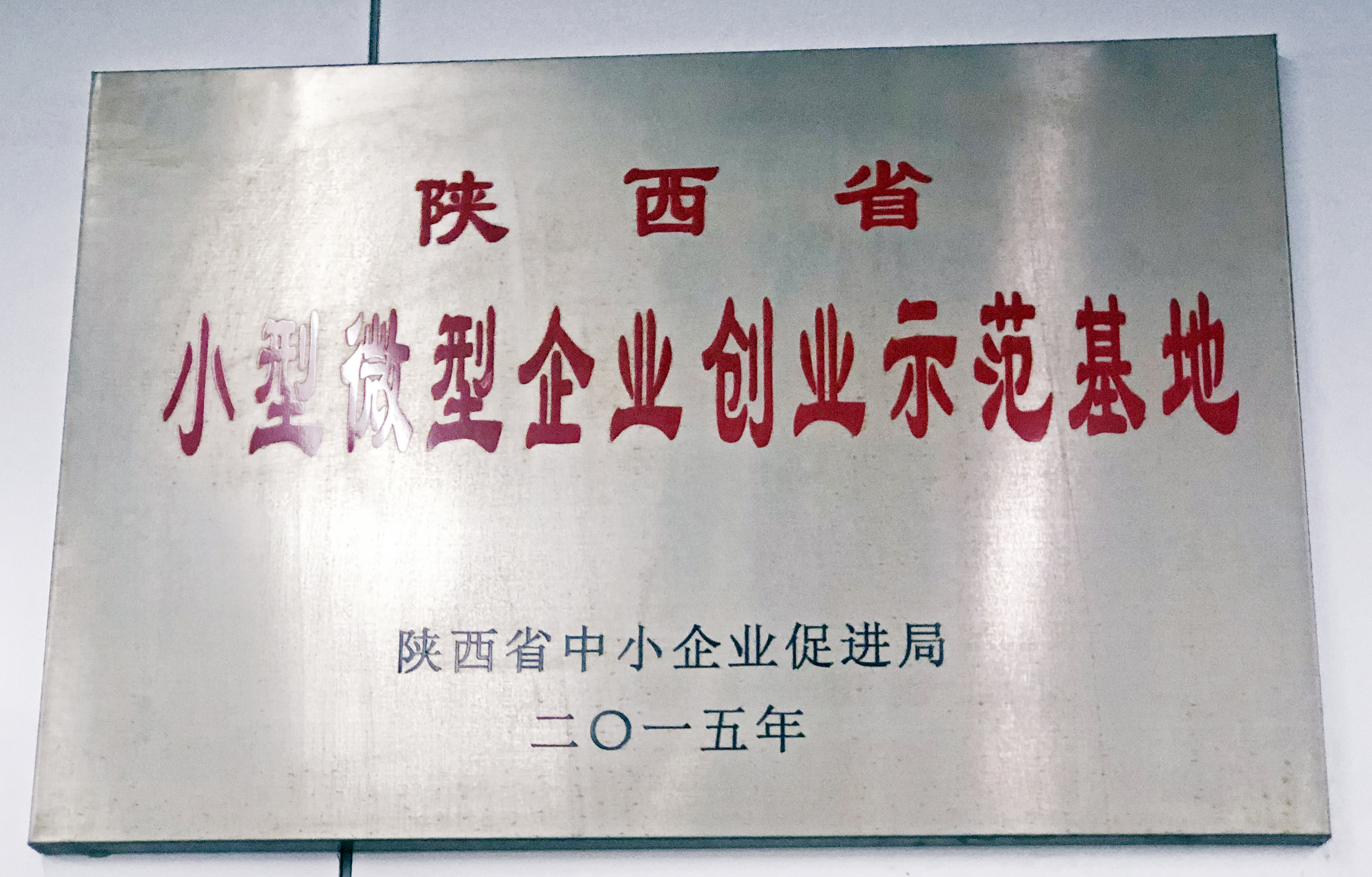 陕西省小型微型企业创业示范基地